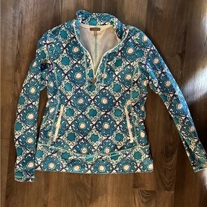 P Talbots 3/4 zip pullover